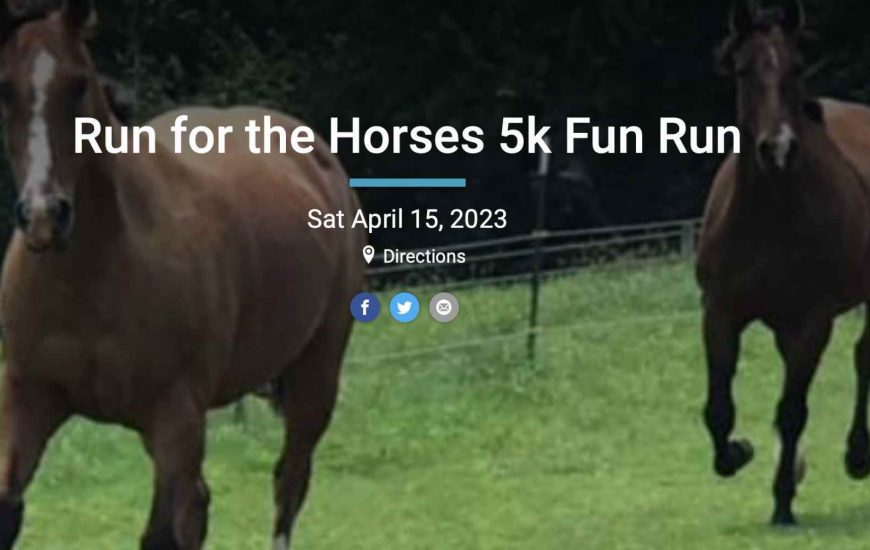 Run for the horses 5k fun run